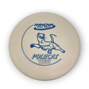 Innova Polecat 1300 171g PC White Blue Putt & Approach Putter Golf Disc